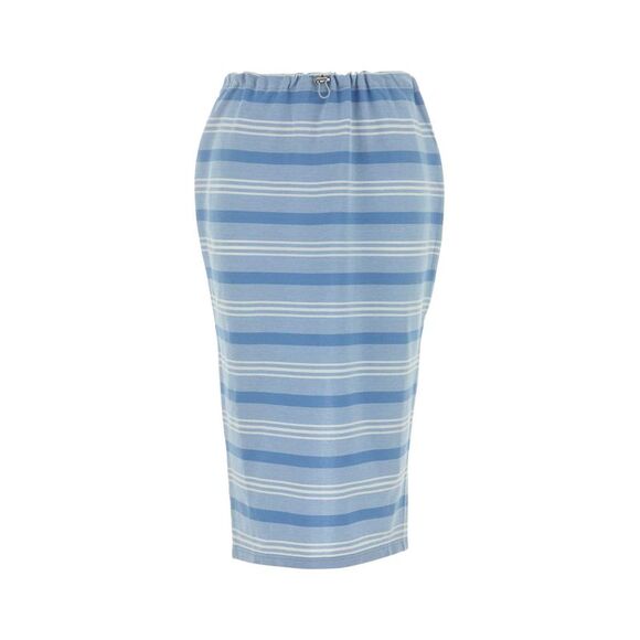 Prada Women Embroidered Piquet Skirt
